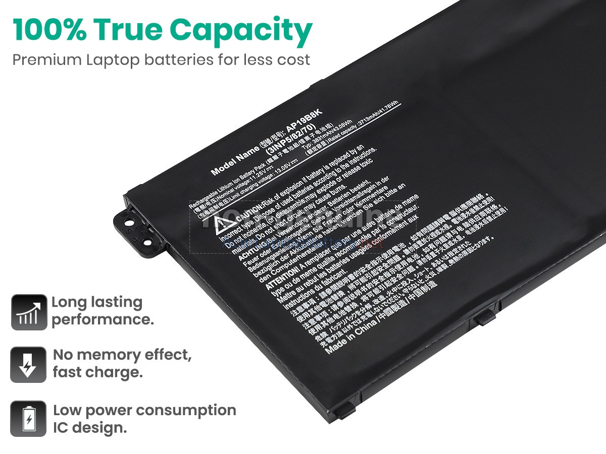 Acer Aspire 3 A315-58-38XR battery replacement
