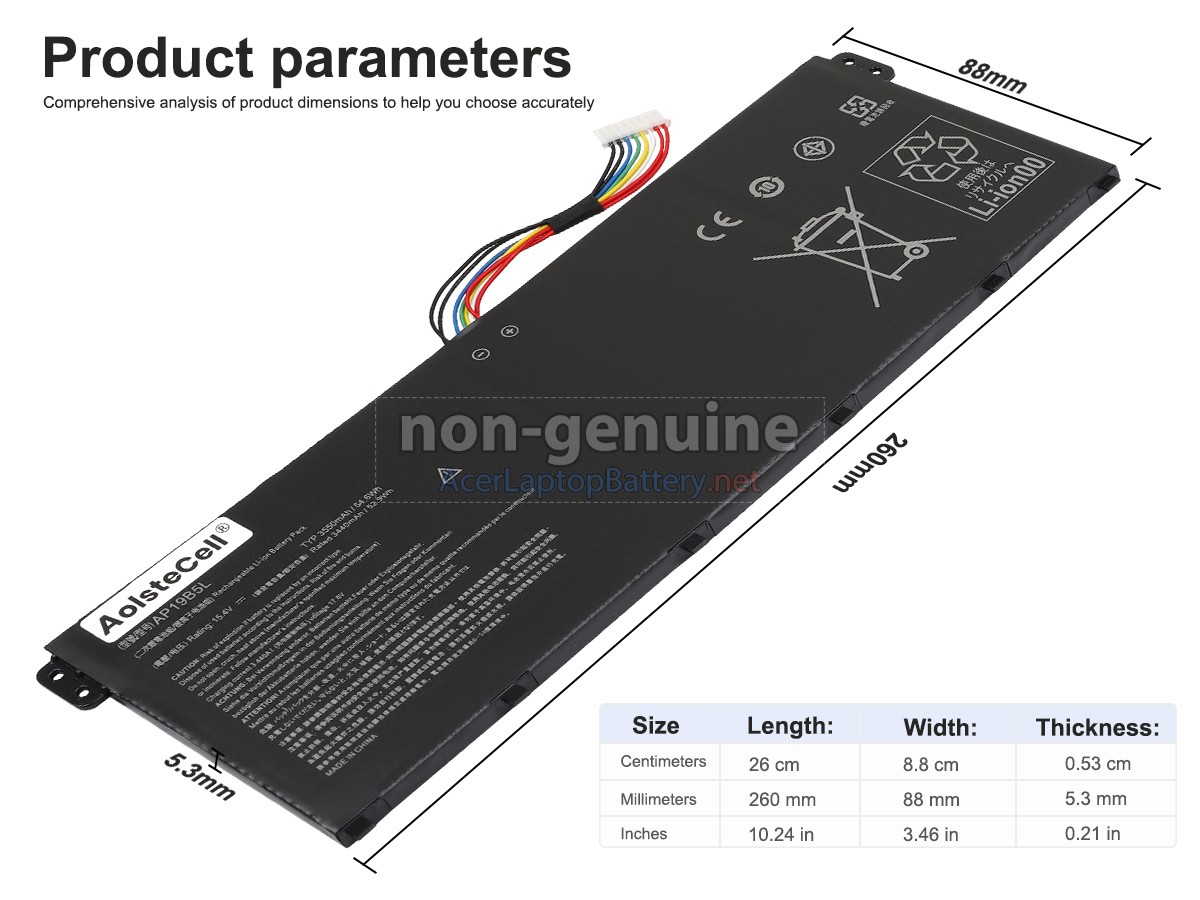 Acer AP19B5L battery replacement